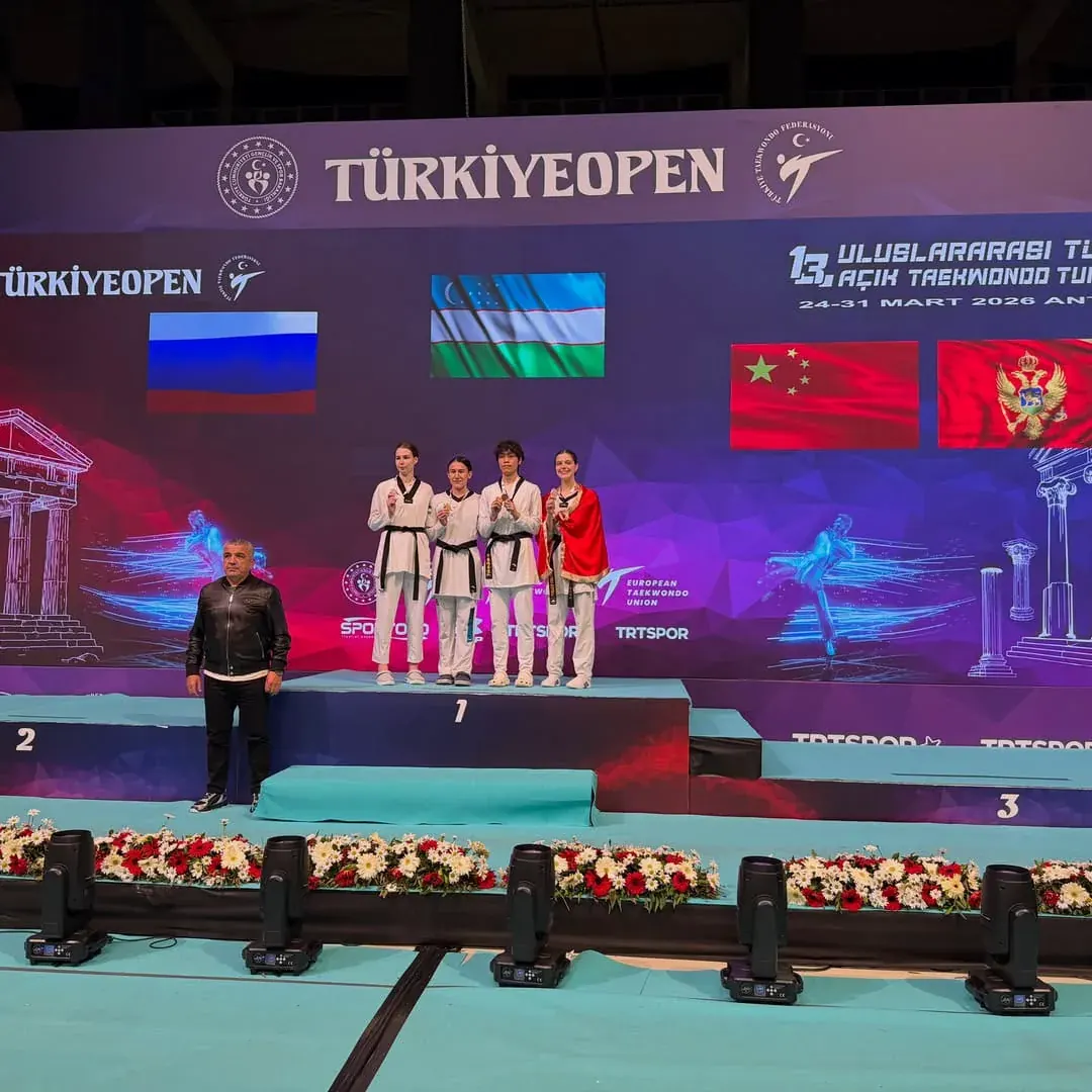 S3 Taekwondo - Turkiye Open pobjednicki podijum